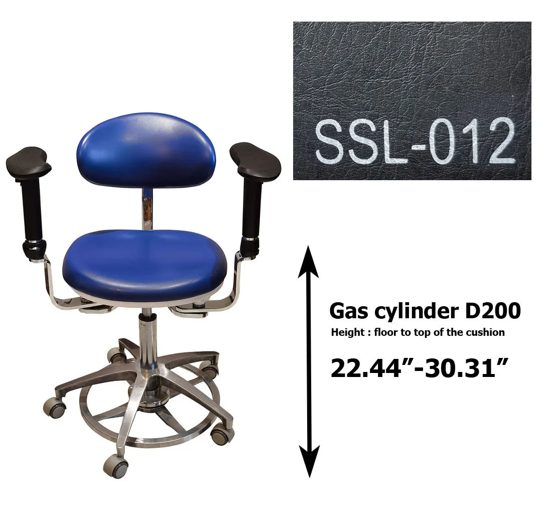S1290  PU leather Dental Operated chair Stool dental operating stool, surgeon operating chair microsurgeon chair