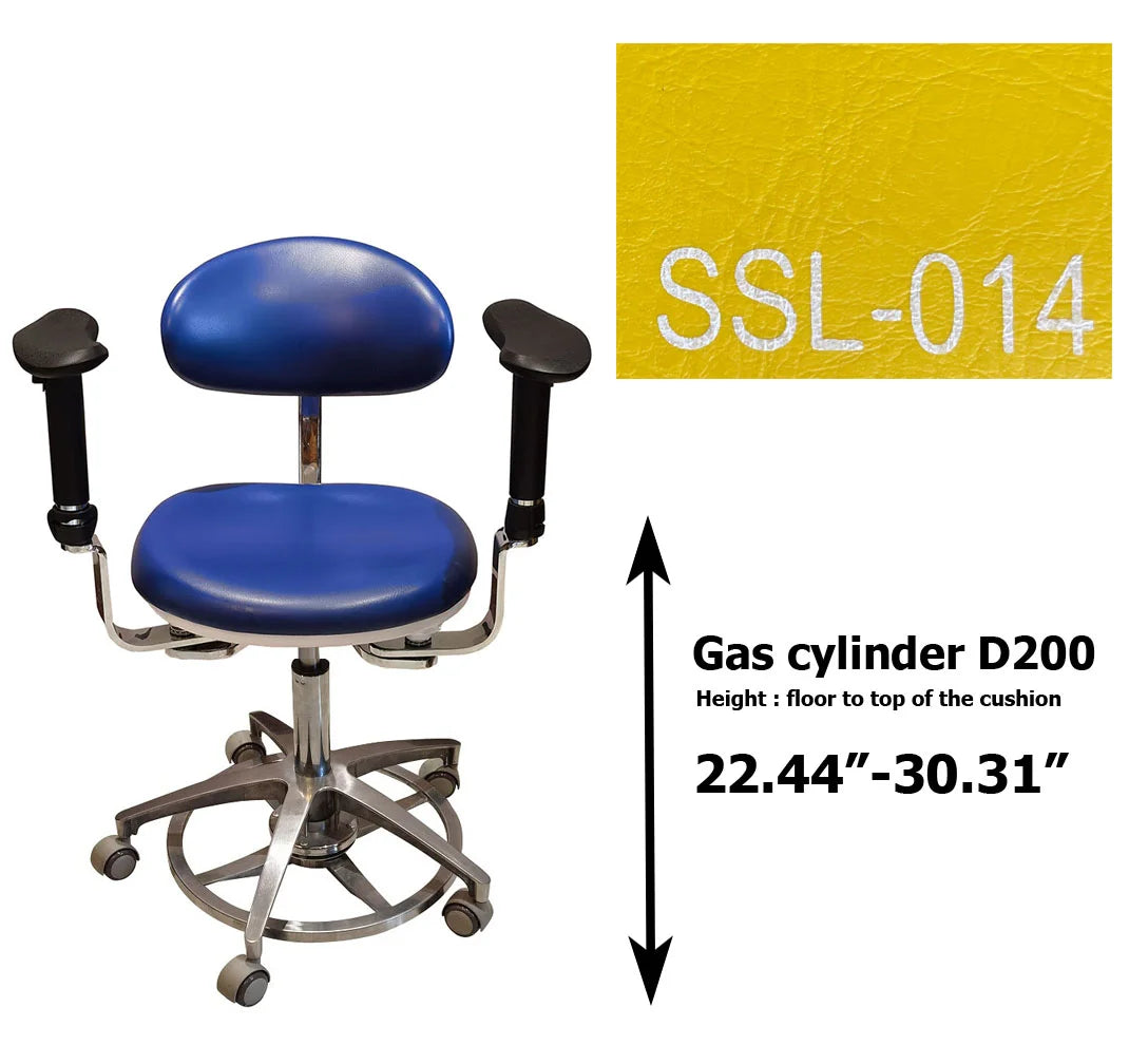 S1290  PU leather Dental Operated chair Stool dental operating stool, surgeon operating chair microsurgeon chair