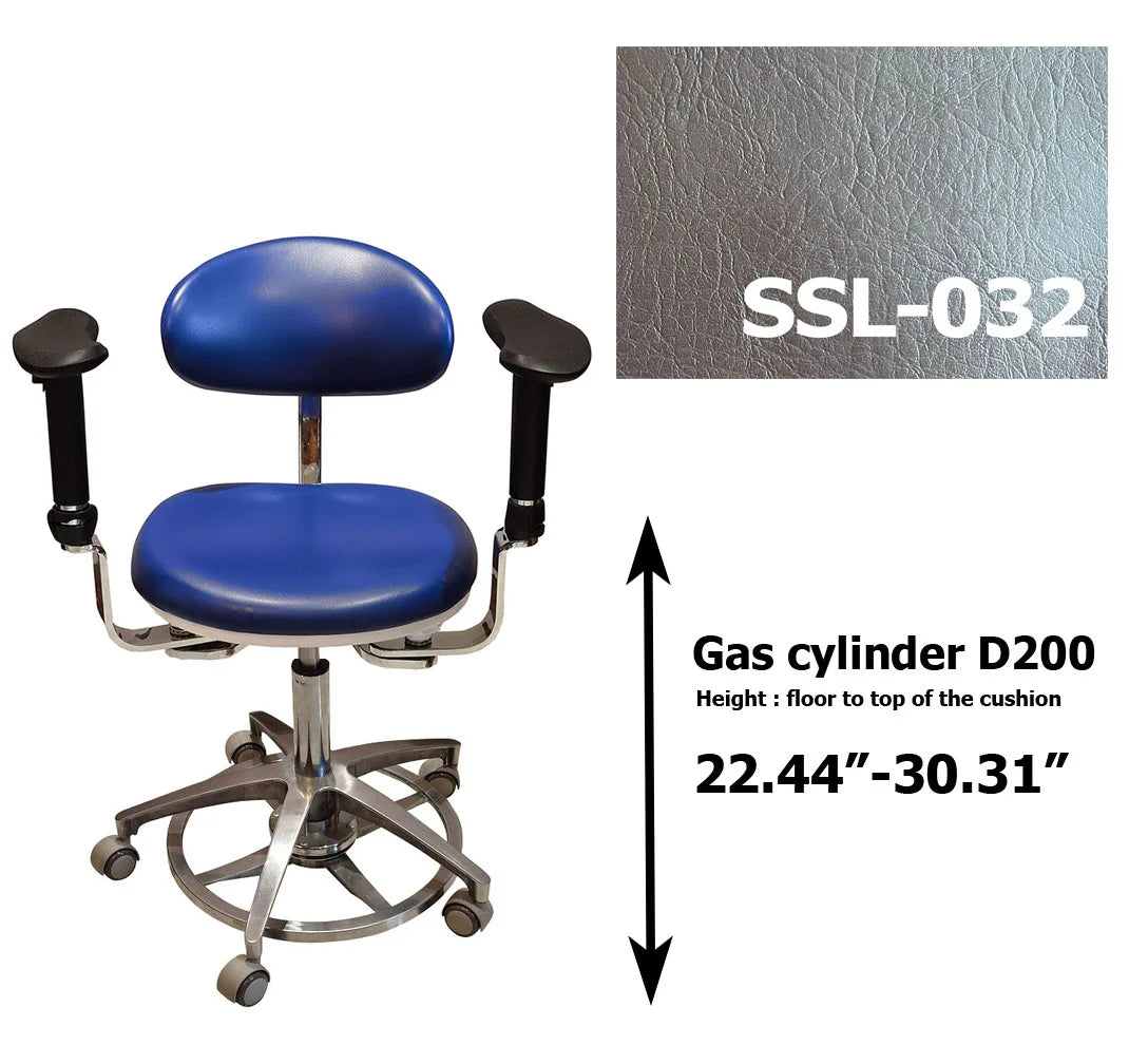 S1290  PU leather Dental Operated chair Stool dental operating stool, surgeon operating chair microsurgeon chair