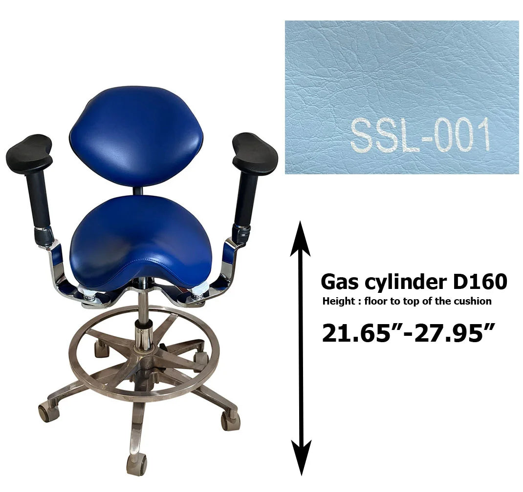 S1292 Dental Saddle Operated surgeon chair Microscope chair