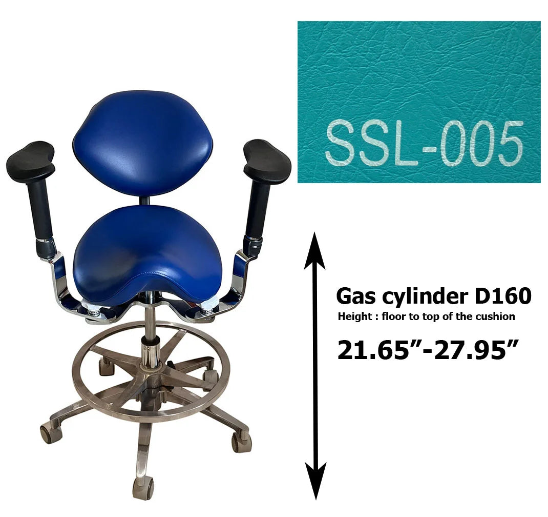 S1292 Dental Saddle Operated surgeon chair Microscope chair