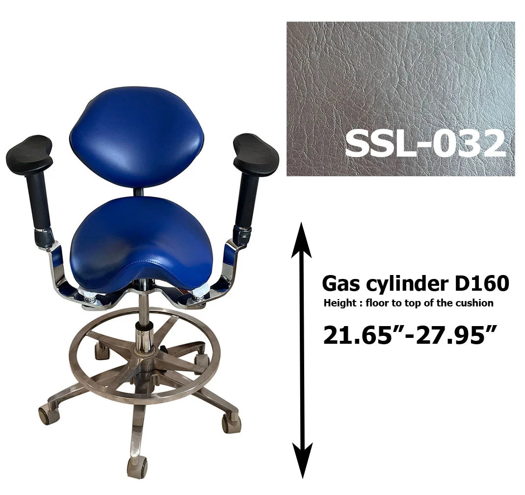 S1292 Dental Saddle Operated surgeon chair Microscope chair