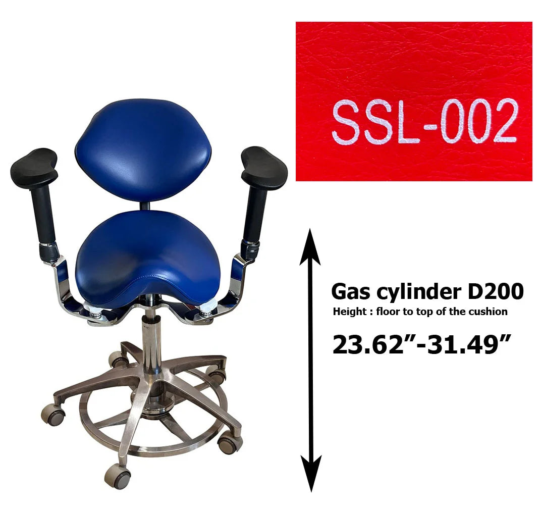 S1292 Dental Saddle Operated surgeon chair Microscope chair