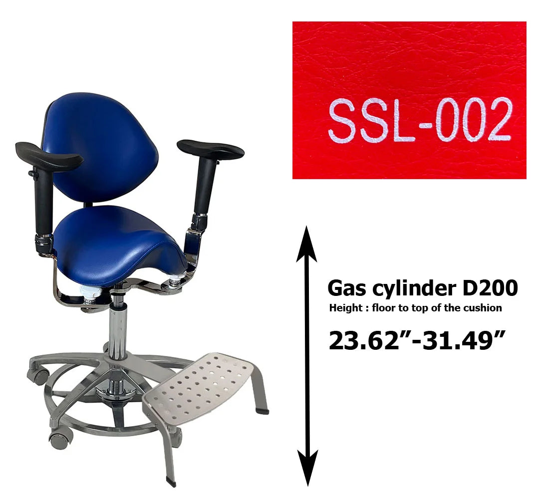 S1292 Dental Saddle Operated surgeon chair Microscope chair