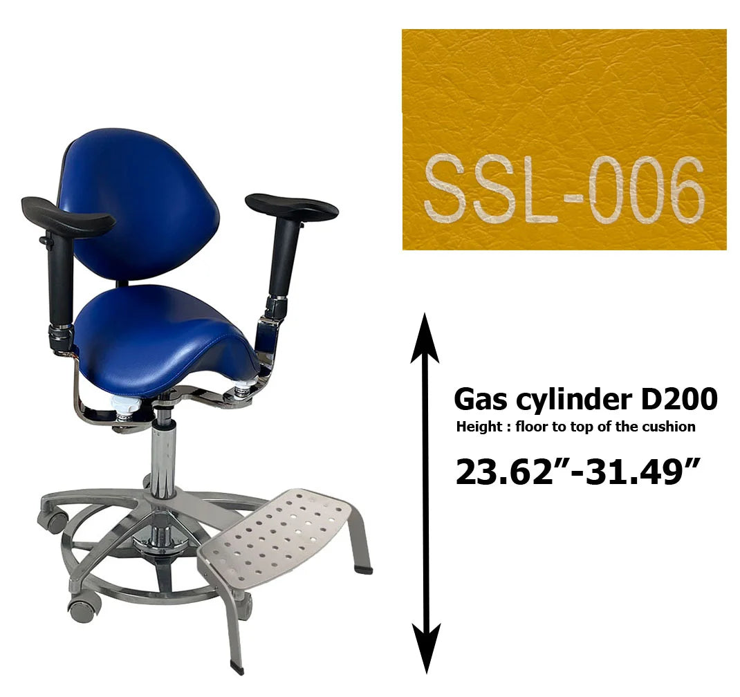 S1292 Dental Saddle Operated surgeon chair Microscope chair