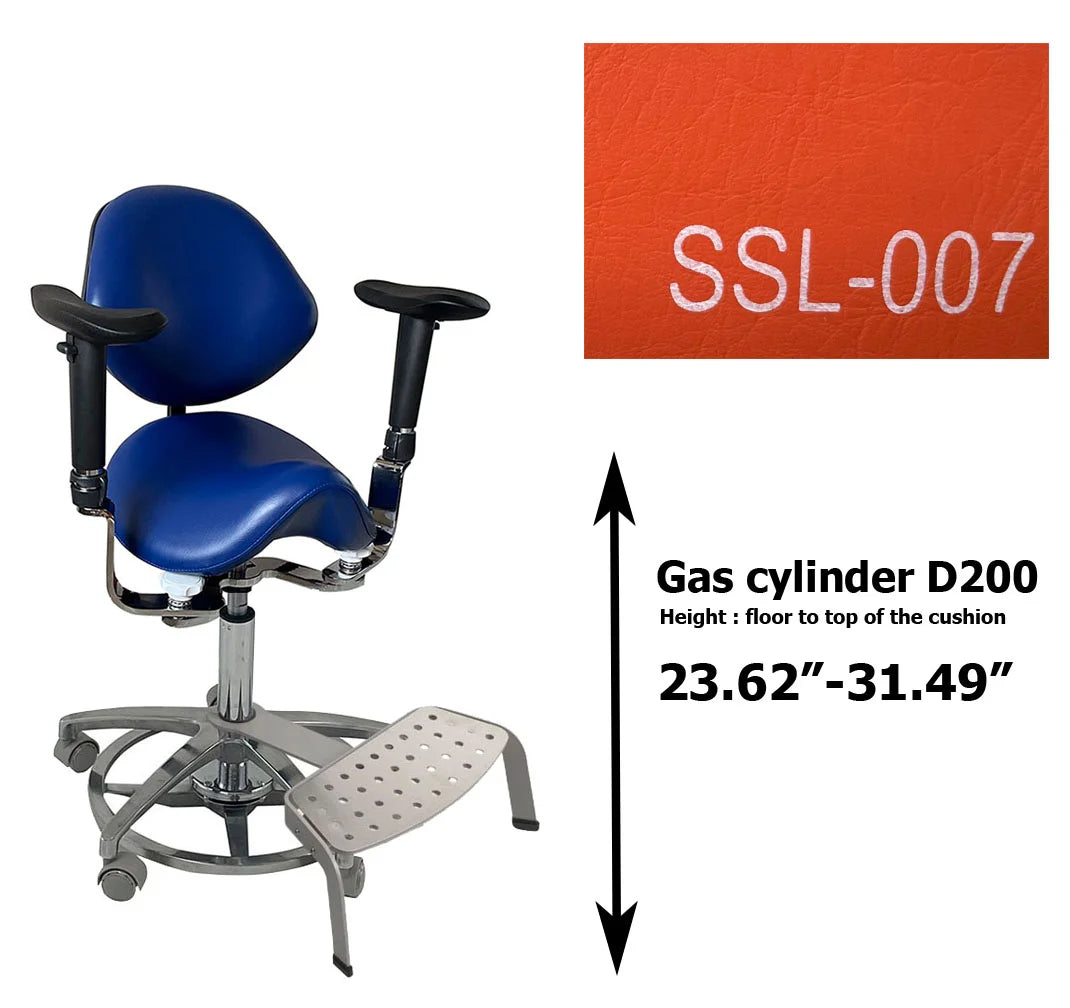 S1292 Dental Saddle Operated surgeon chair Microscope chair