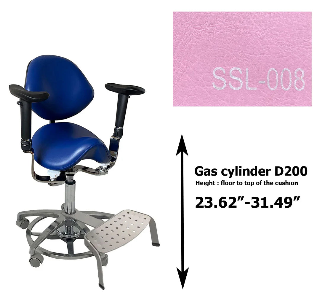 S1292 Dental Saddle Operated surgeon chair Microscope chair