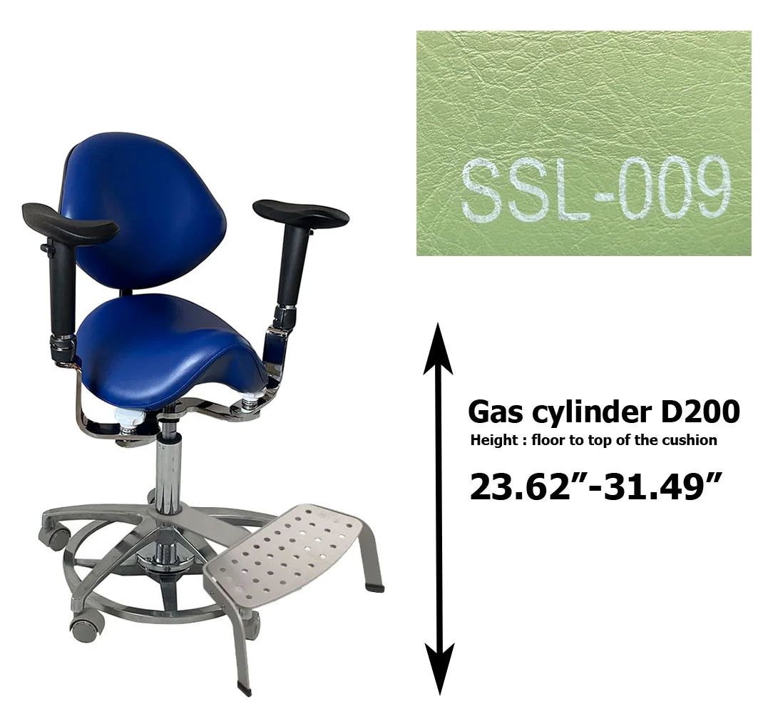 S1292 Dental Saddle Operated surgeon chair Microscope chair