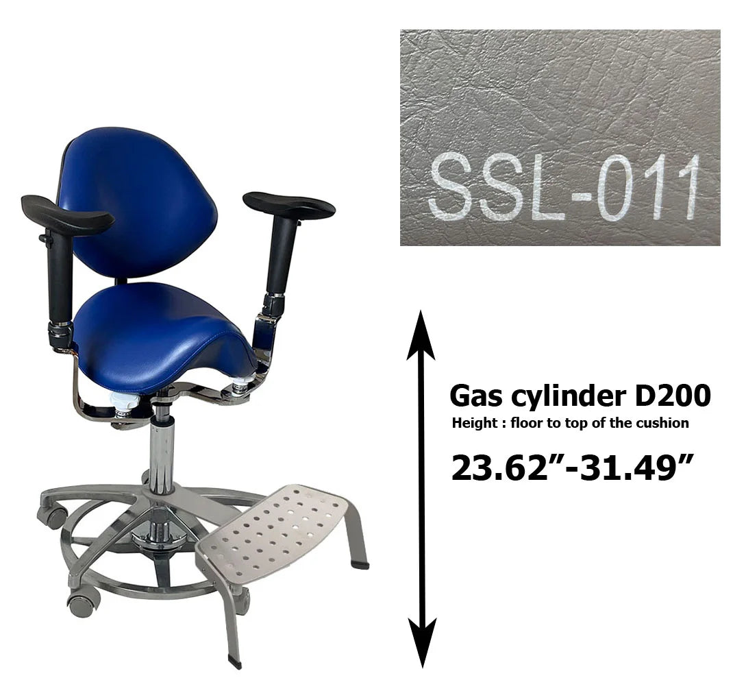 S1292 Dental Saddle Operated surgeon chair Microscope chair