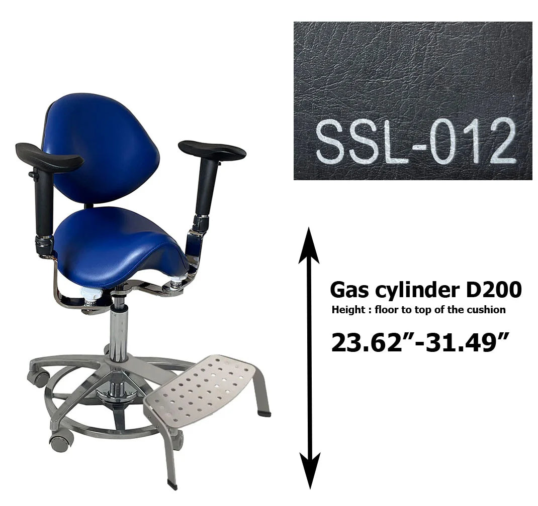 S1292 Dental Saddle Operated surgeon chair Microscope chair