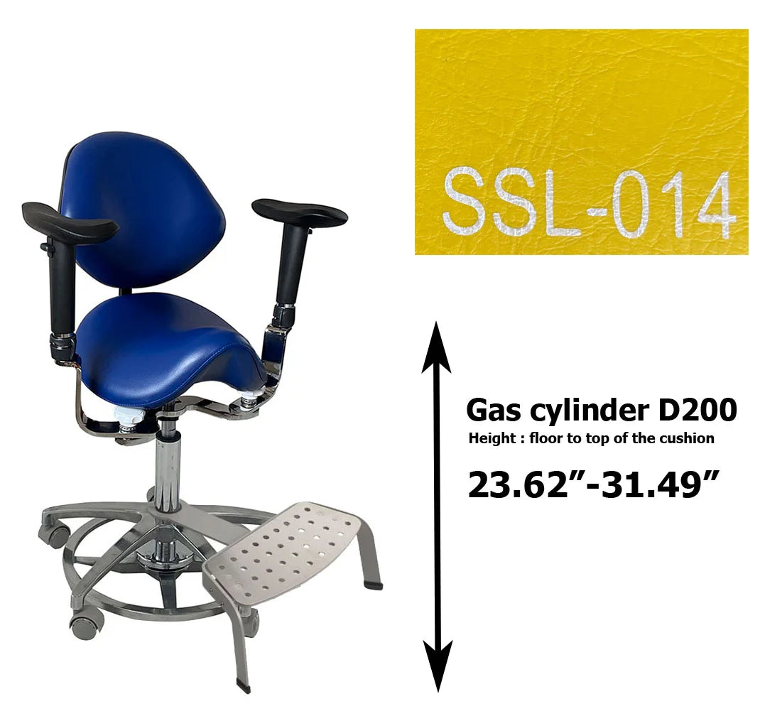 S1292 Dental Saddle Operated surgeon chair Microscope chair