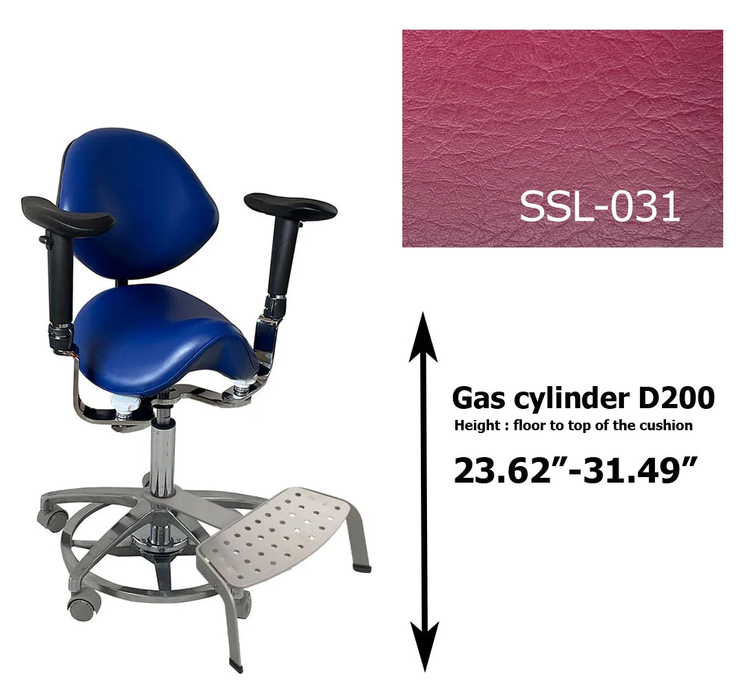 S1292 Dental Saddle Operated surgeon chair Microscope chair