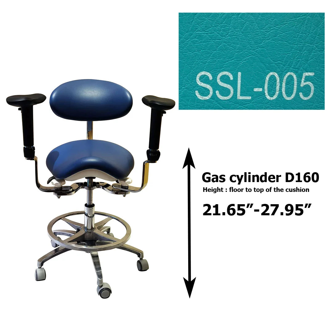 S1293 Ergonomic dental  saddle  chair  stool for dentist surgical examination