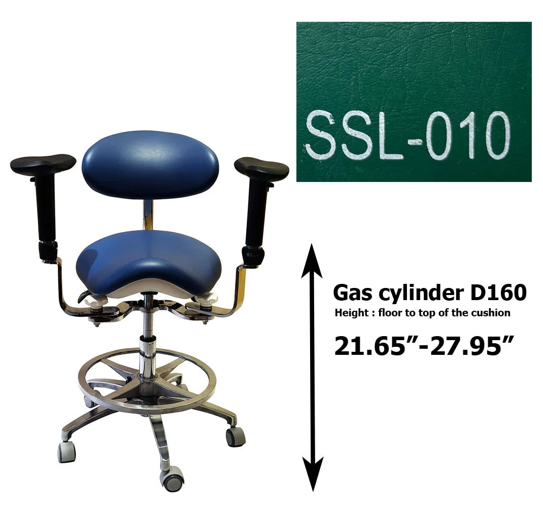 S1293 Ergonomic dental  saddle  chair  stool for dentist surgical examination