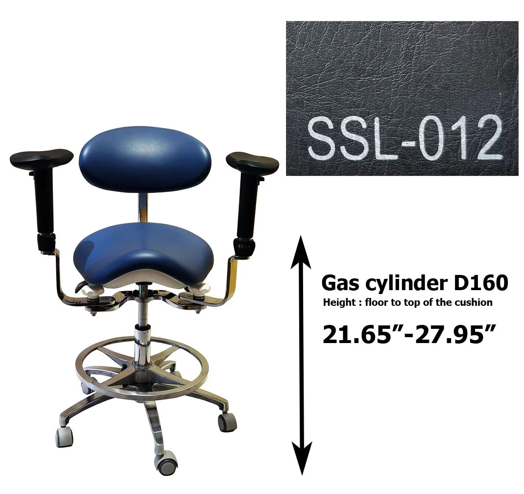 S1293 Ergonomic dental  saddle  chair  stool for dentist surgical examination