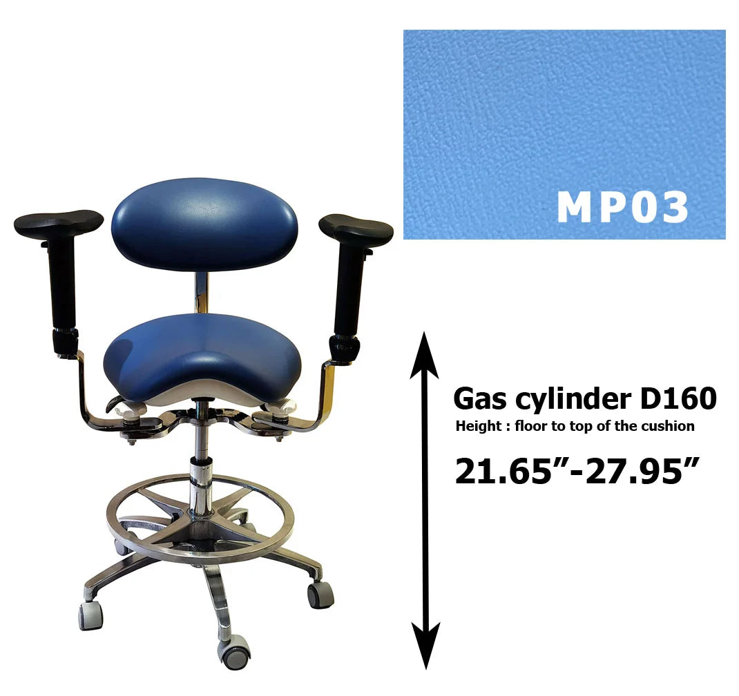 S1293 Ergonomic dental  saddle  chair  stool for dentist surgical examination