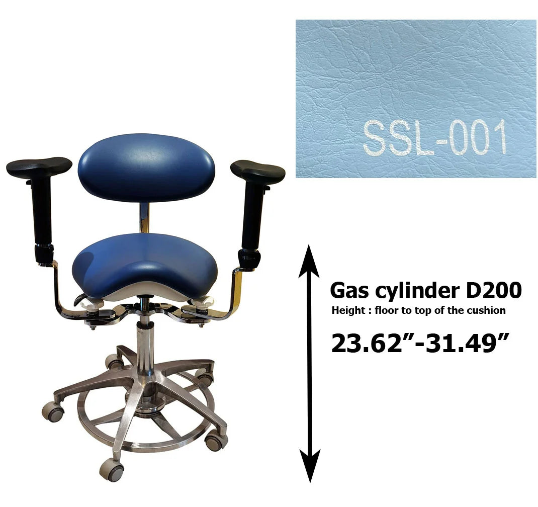 S1293 Ergonomic dental  saddle  chair  stool for dentist surgical examination