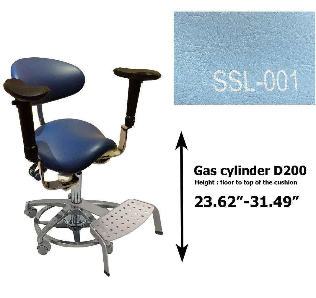 S1293 Ergonomic dental  saddle  chair  stool for dentist surgical examination