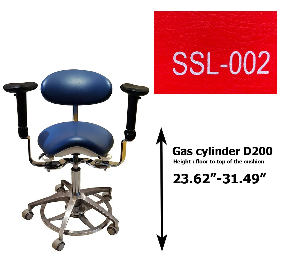 S1293 Ergonomic dental  saddle  chair  stool for dentist surgical examination