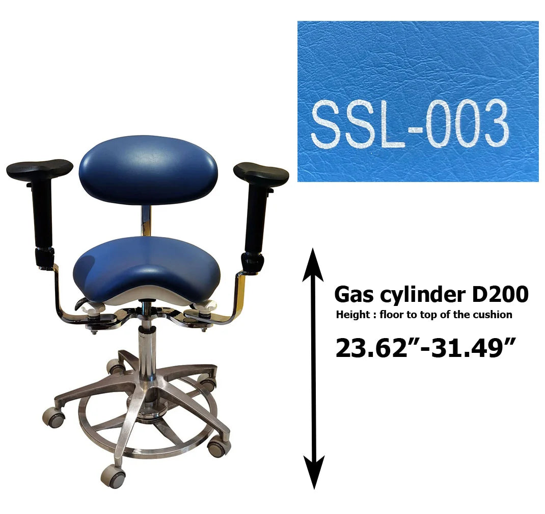 S1293 Ergonomic dental  saddle  chair  stool for dentist surgical examination