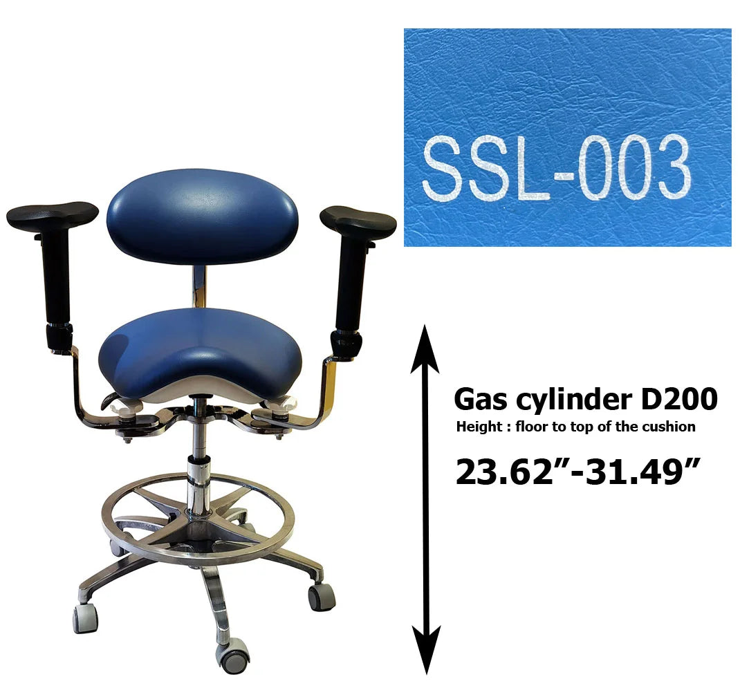 S1293 Ergonomic dental  saddle  chair  stool for dentist surgical examination