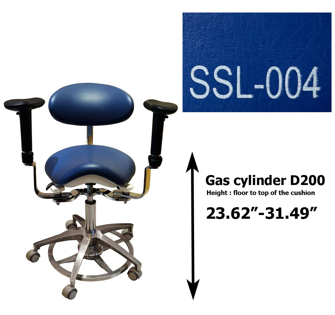 S1293 Ergonomic dental  saddle  chair  stool for dentist surgical examination