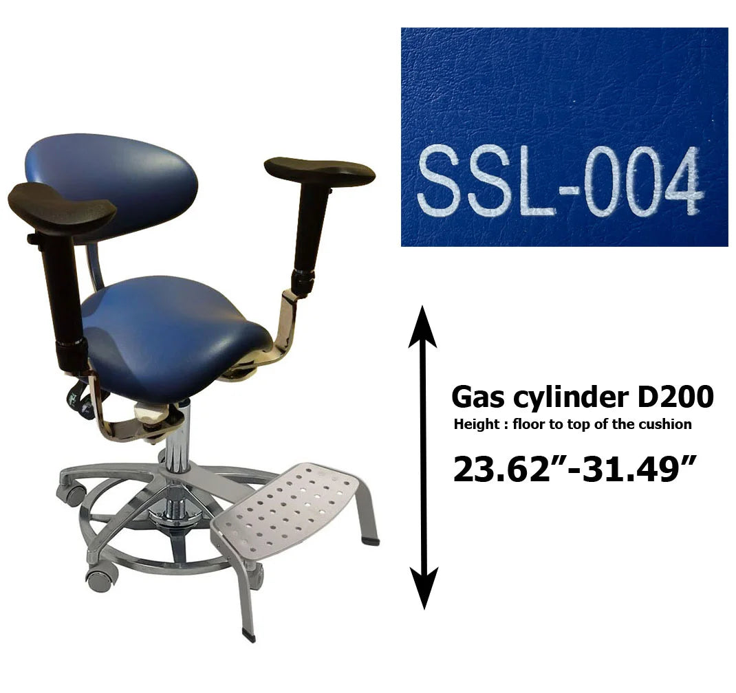 S1293 Ergonomic dental  saddle  chair  stool for dentist surgical examination