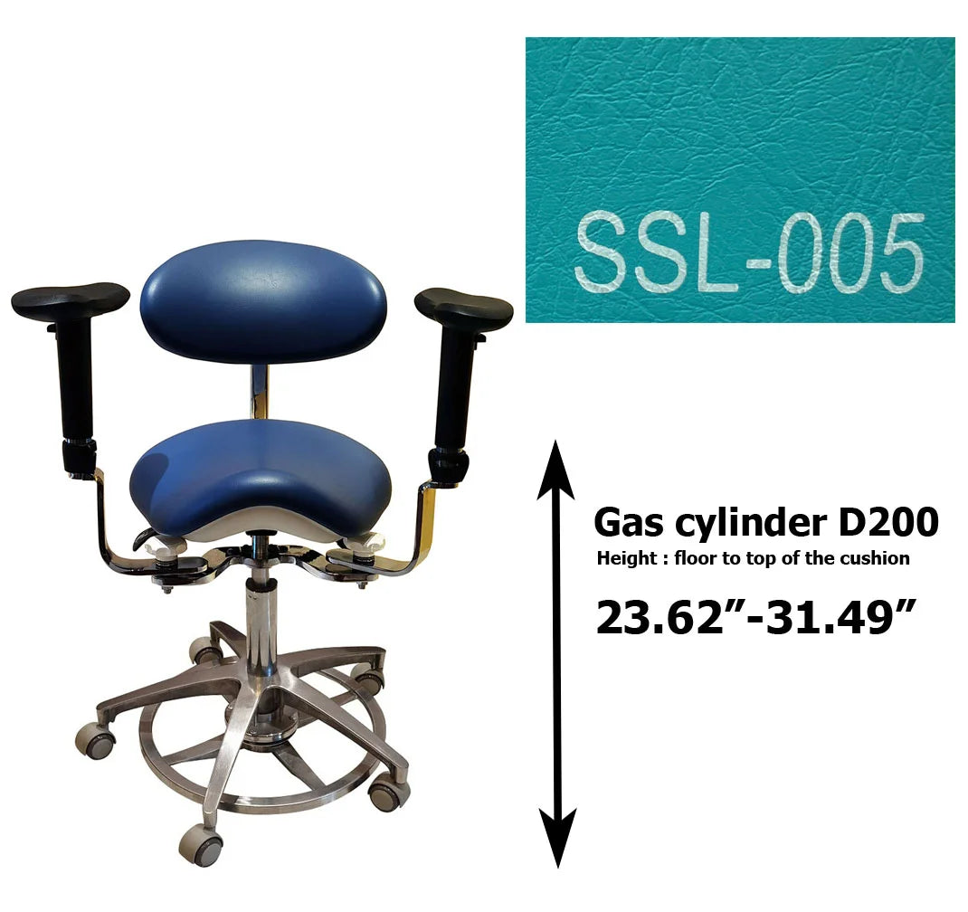 S1293 Ergonomic dental  saddle  chair  stool for dentist surgical examination