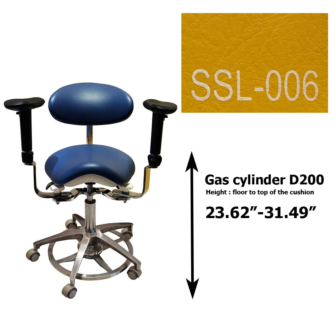 S1293 Ergonomic dental  saddle  chair  stool for dentist surgical examination
