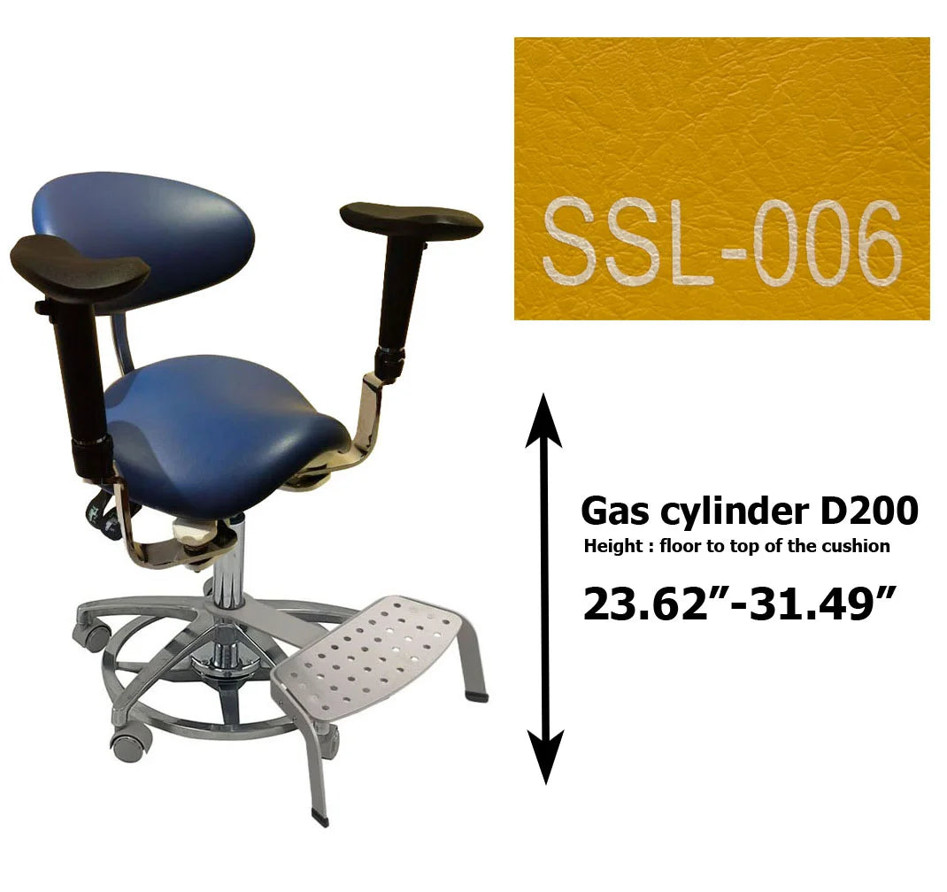 S1293 Ergonomic dental  saddle  chair  stool for dentist surgical examination