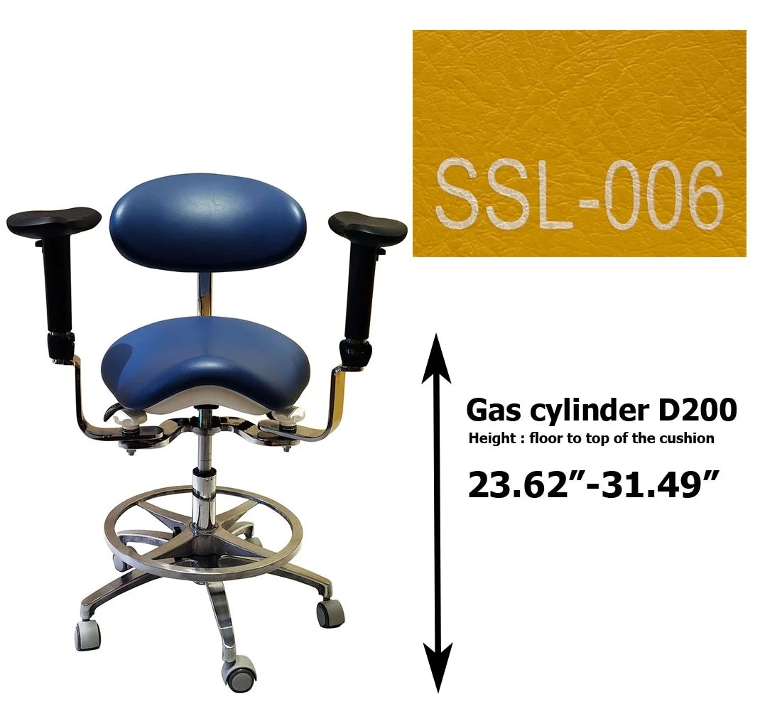 S1293 Ergonomic dental  saddle  chair  stool for dentist surgical examination
