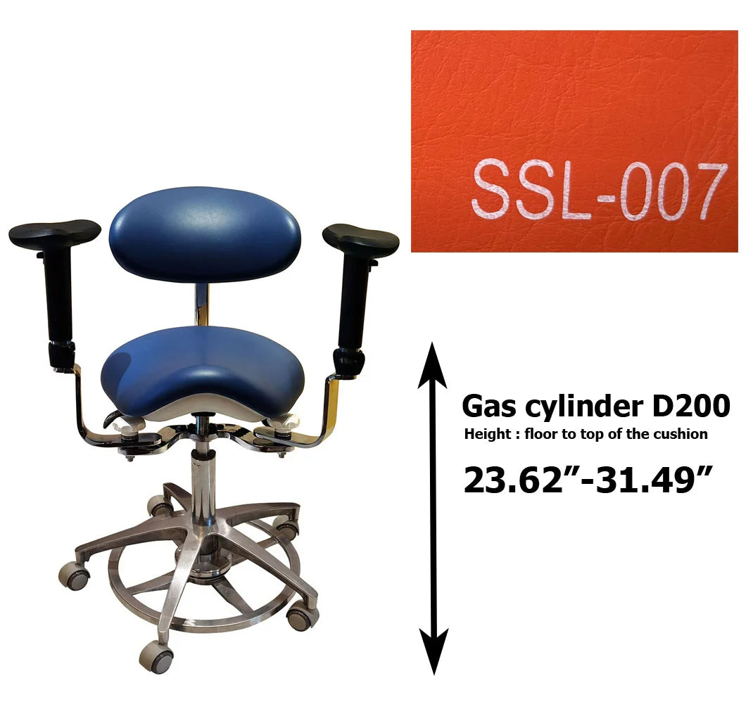 S1293 Ergonomic dental  saddle  chair  stool for dentist surgical examination