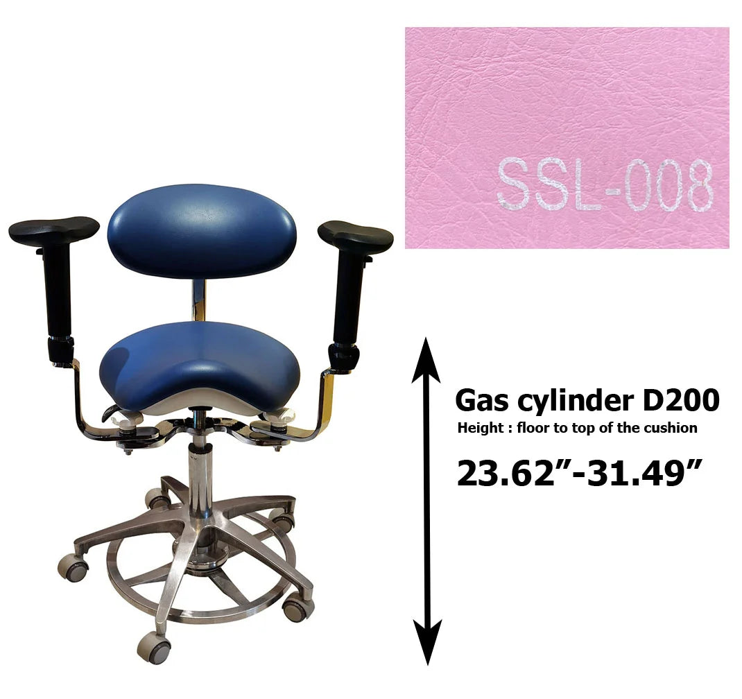 S1293 Ergonomic dental  saddle  chair  stool for dentist surgical examination