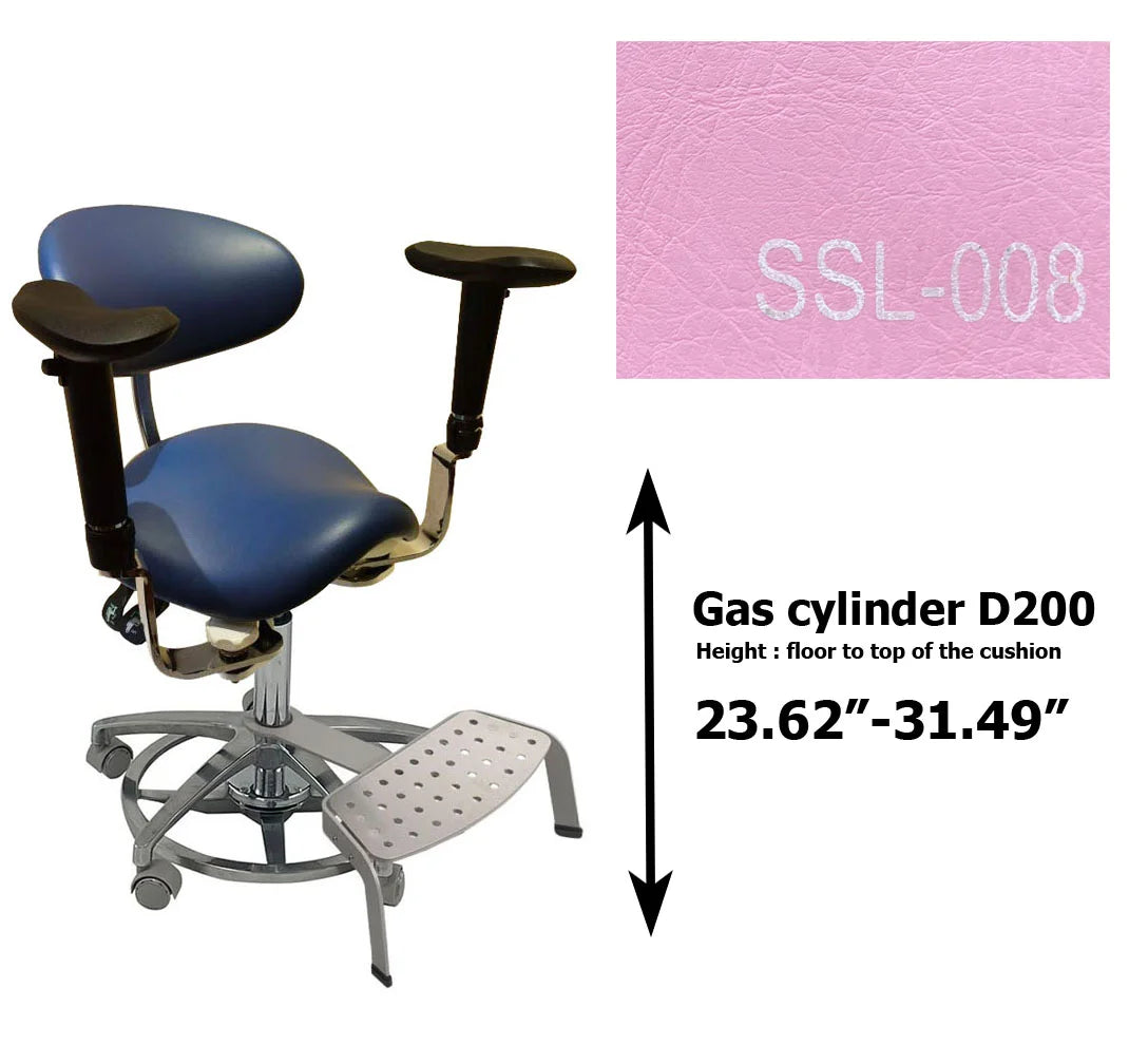 S1293 Ergonomic dental  saddle  chair  stool for dentist surgical examination