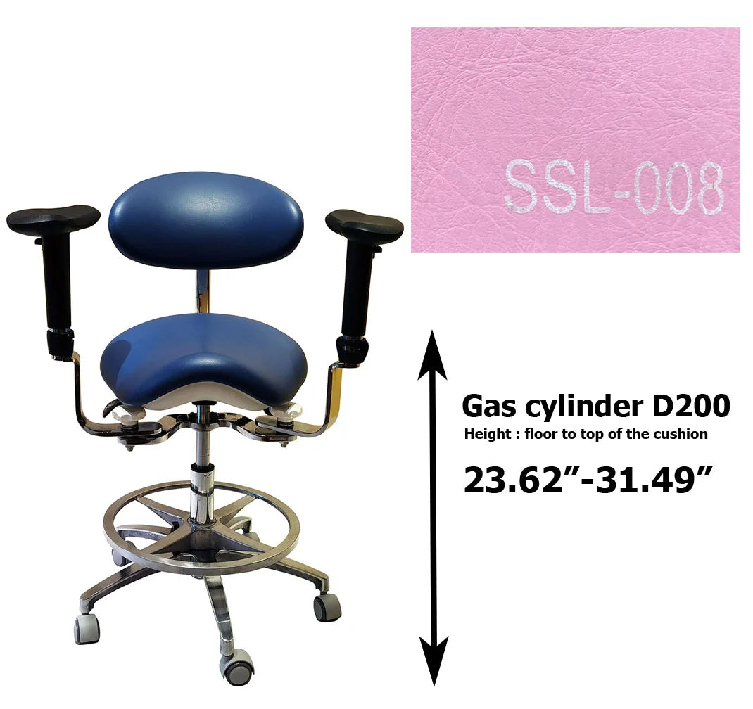 S1293 Ergonomic dental  saddle  chair  stool for dentist surgical examination