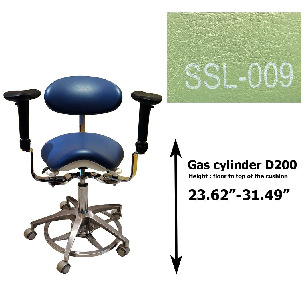 S1293 Ergonomic dental  saddle  chair  stool for dentist surgical examination