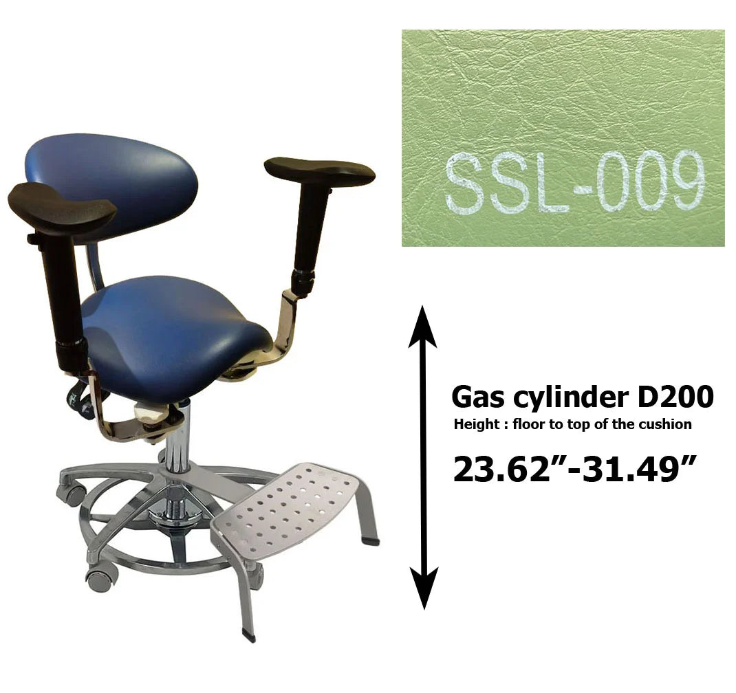 S1293 Ergonomic dental  saddle  chair  stool for dentist surgical examination