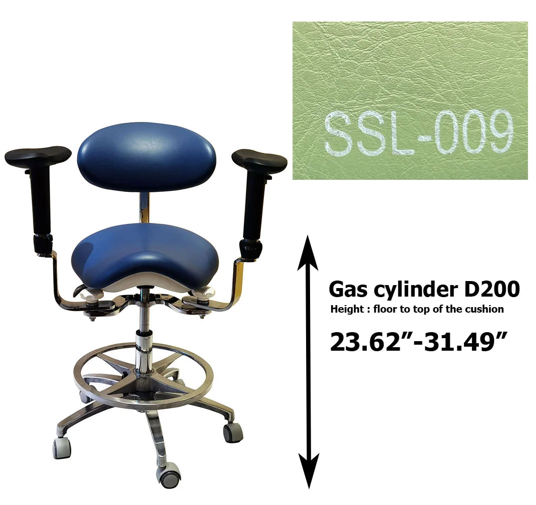 S1293 Ergonomic dental  saddle  chair  stool for dentist surgical examination