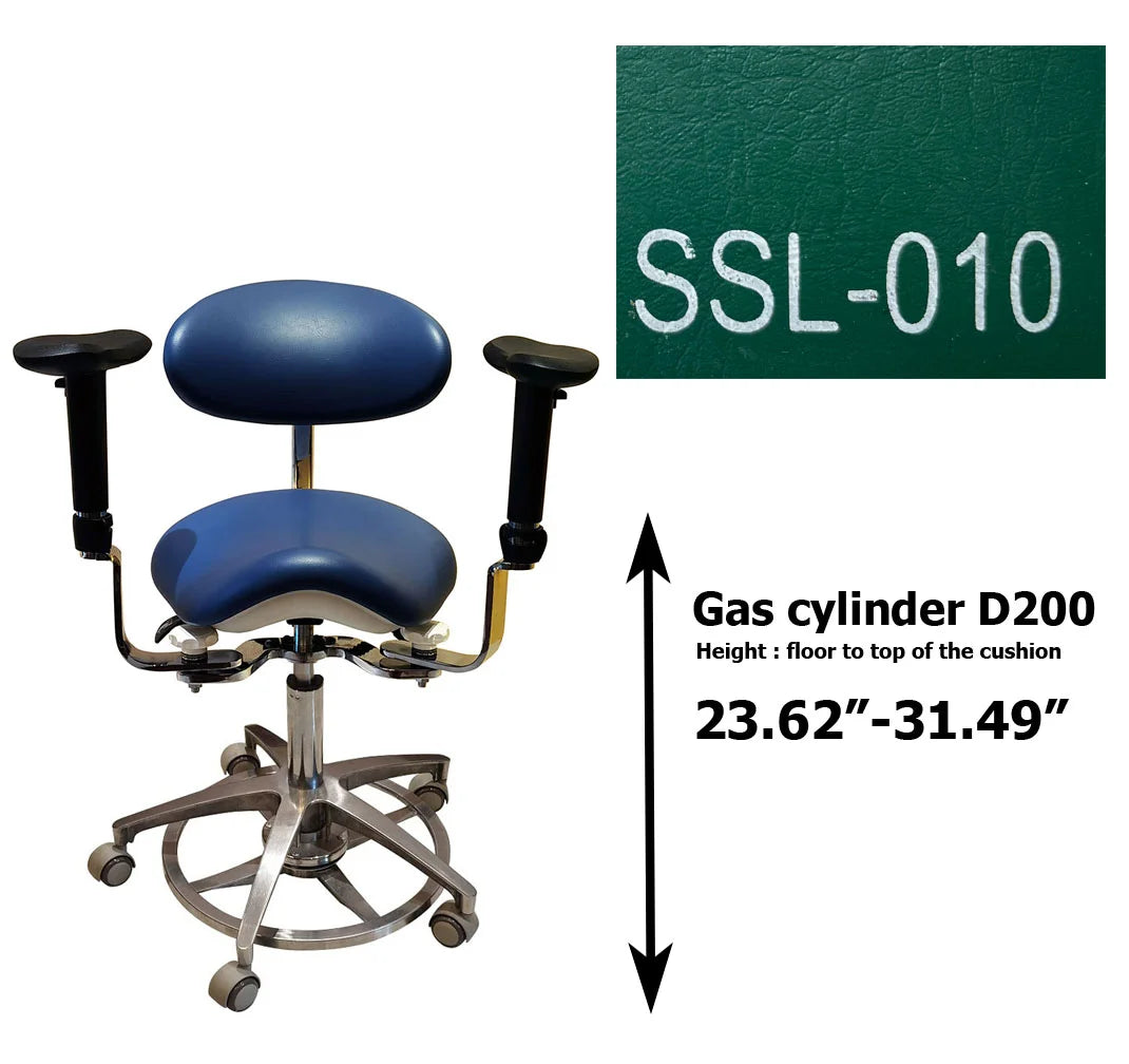 S1293 Ergonomic dental  saddle  chair  stool for dentist surgical examination
