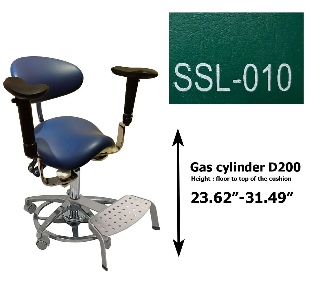 S1293 Ergonomic dental  saddle  chair  stool for dentist surgical examination