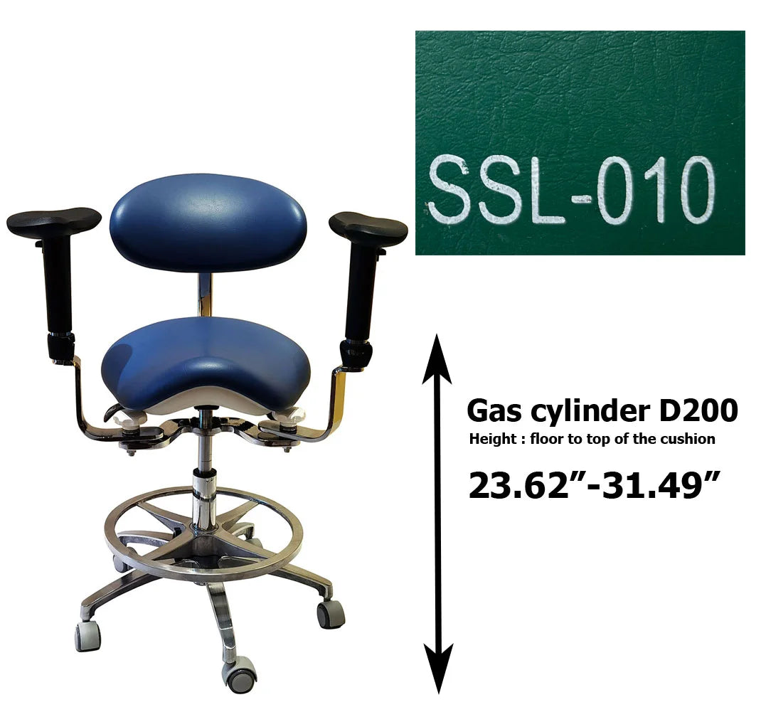 S1293 Ergonomic dental  saddle  chair  stool for dentist surgical examination