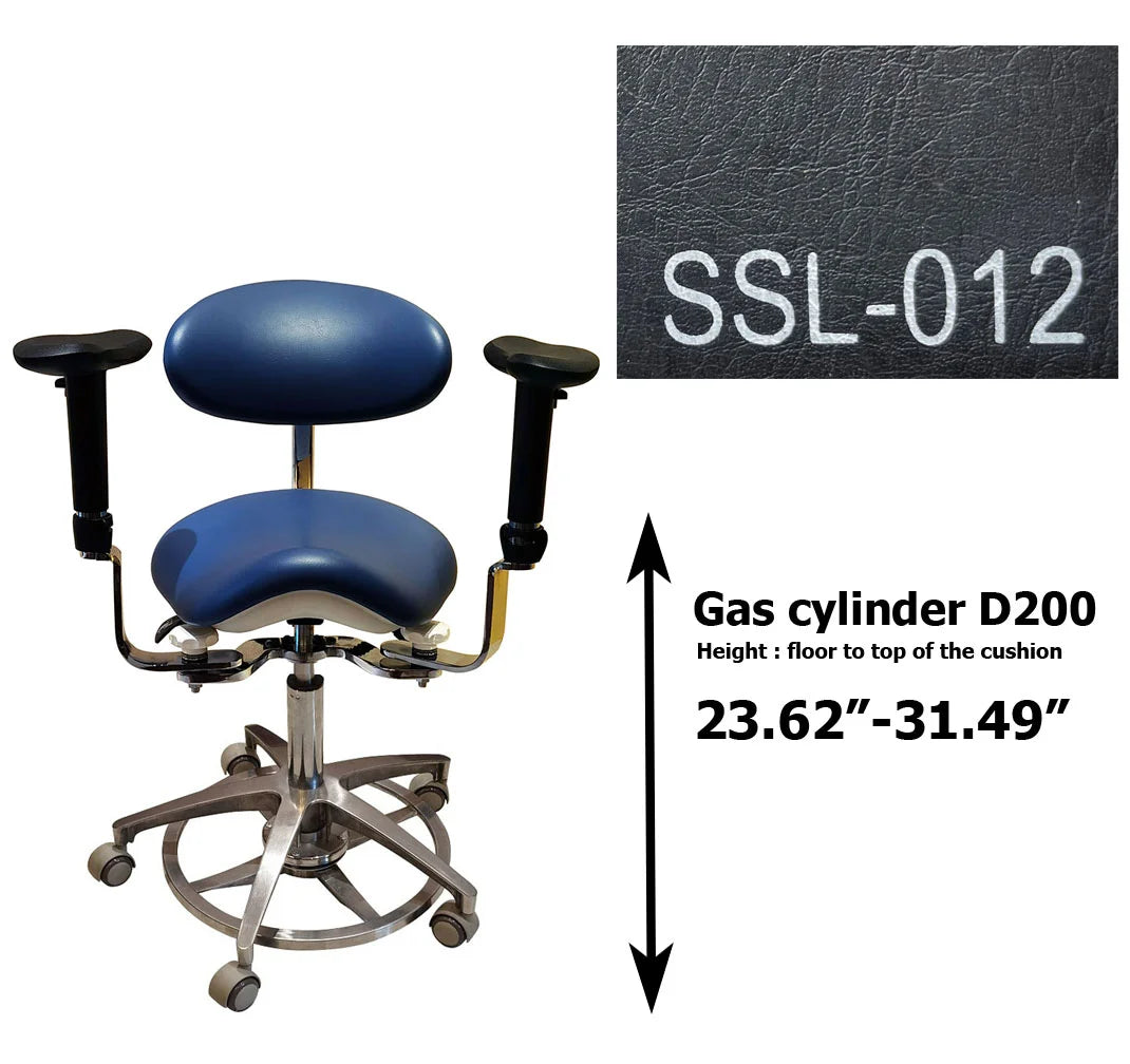 S1293 Ergonomic dental  saddle  chair  stool for dentist surgical examination