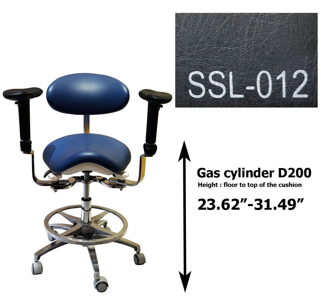 S1293 Ergonomic dental  saddle  chair  stool for dentist surgical examination