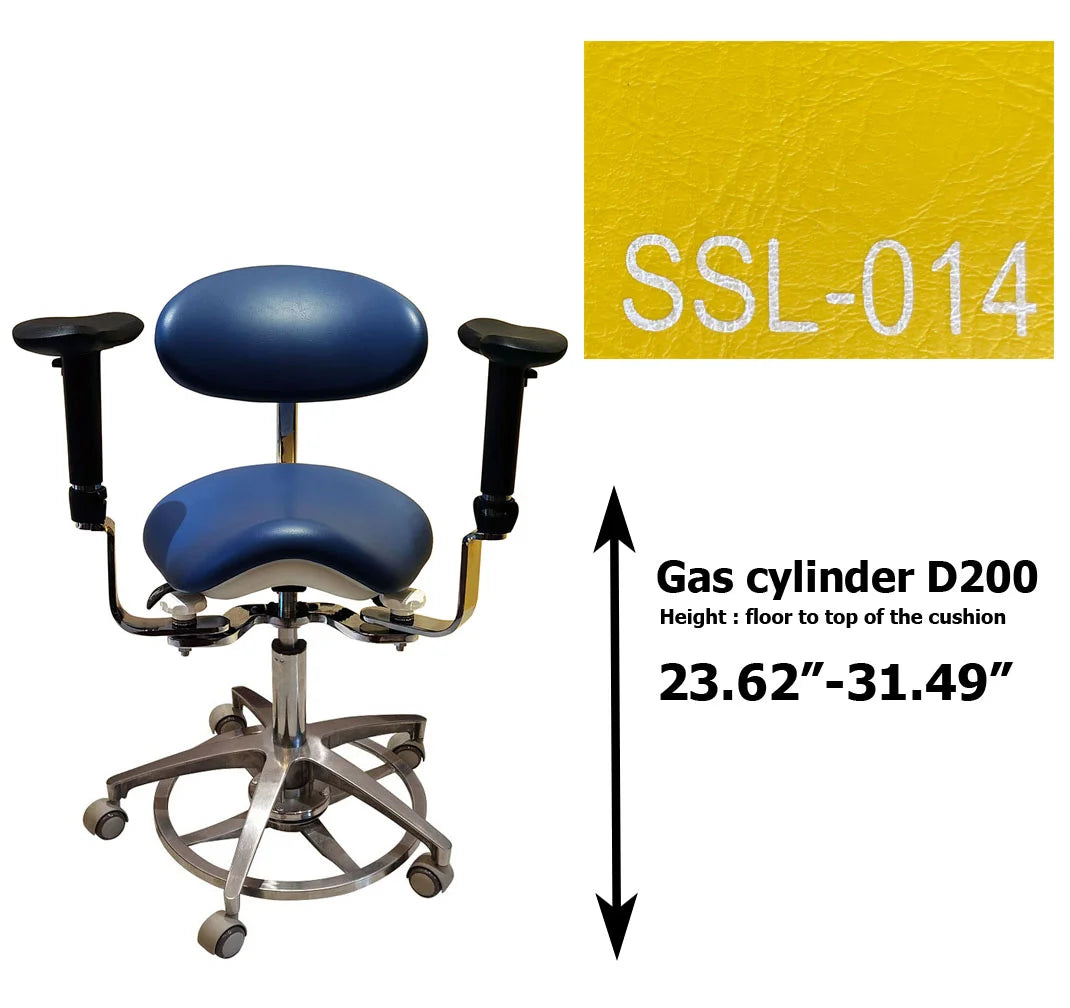 S1293 Ergonomic dental  saddle  chair  stool for dentist surgical examination