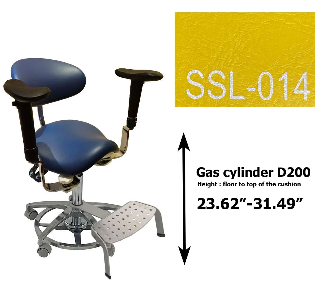 S1293 Ergonomic dental  saddle  chair  stool for dentist surgical examination