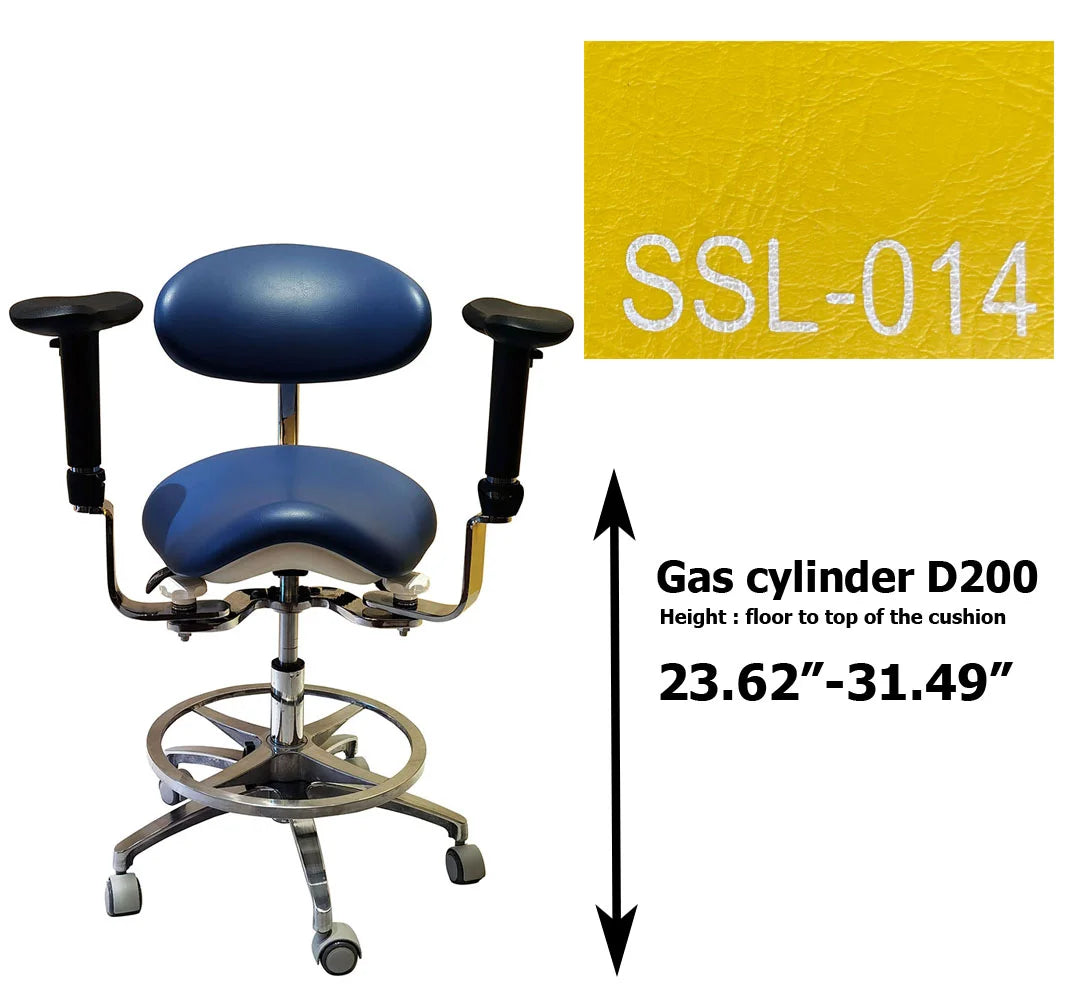 S1293 Ergonomic dental  saddle  chair  stool for dentist surgical examination
