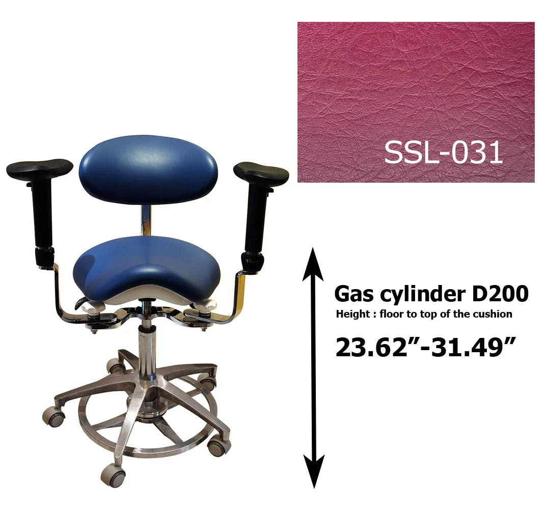 S1293 Ergonomic dental  saddle  chair  stool for dentist surgical examination