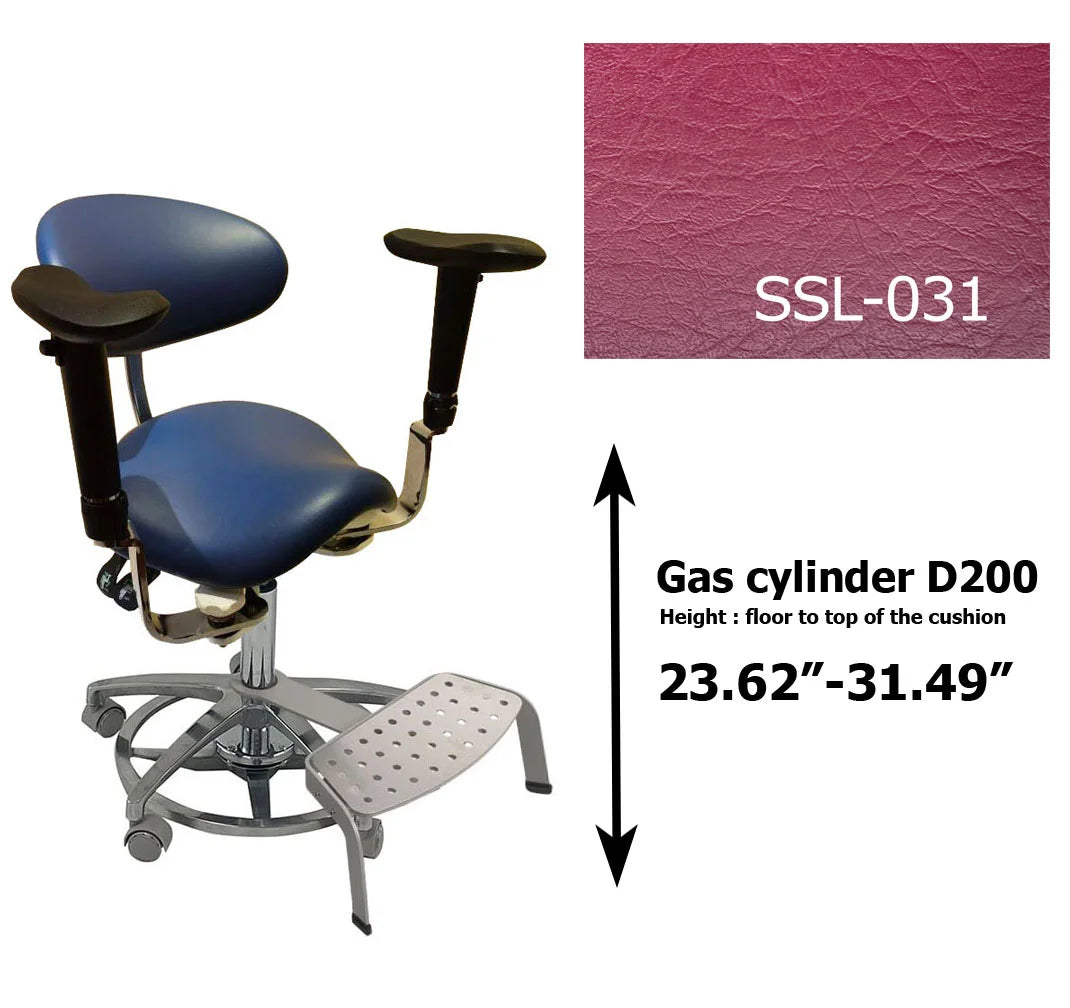 S1293 Ergonomic dental  saddle  chair  stool for dentist surgical examination
