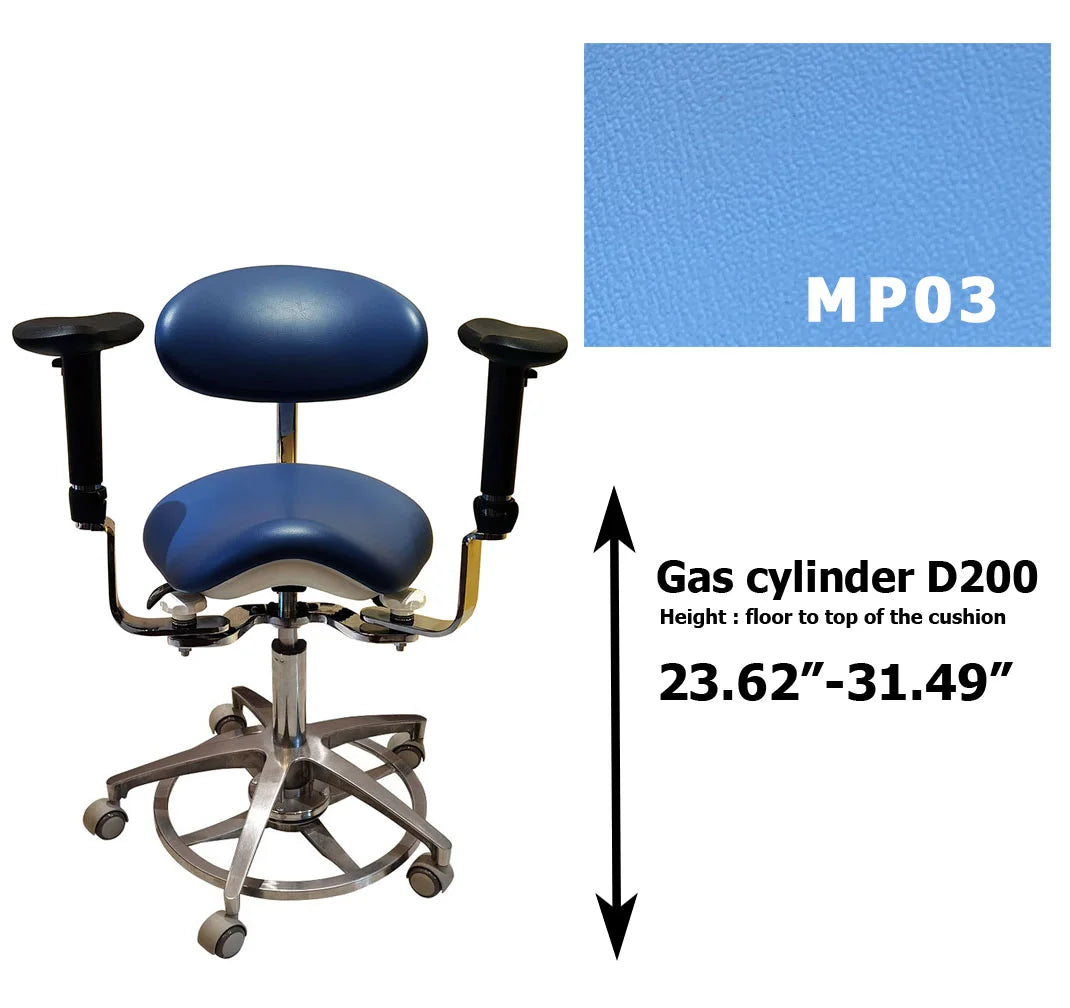 S1293 Ergonomic dental  saddle  chair  stool for dentist surgical examination