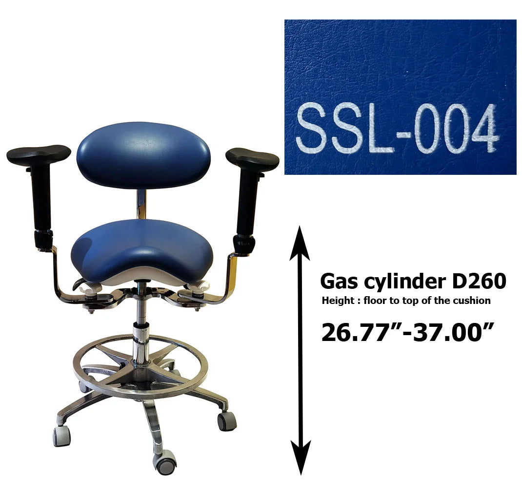 S1293 Ergonomic dental  saddle  chair  stool for dentist surgical examination